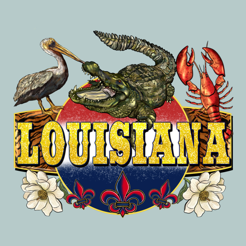 Louisiana State Heavy Core Tee by BarkalooDesign | Teevron