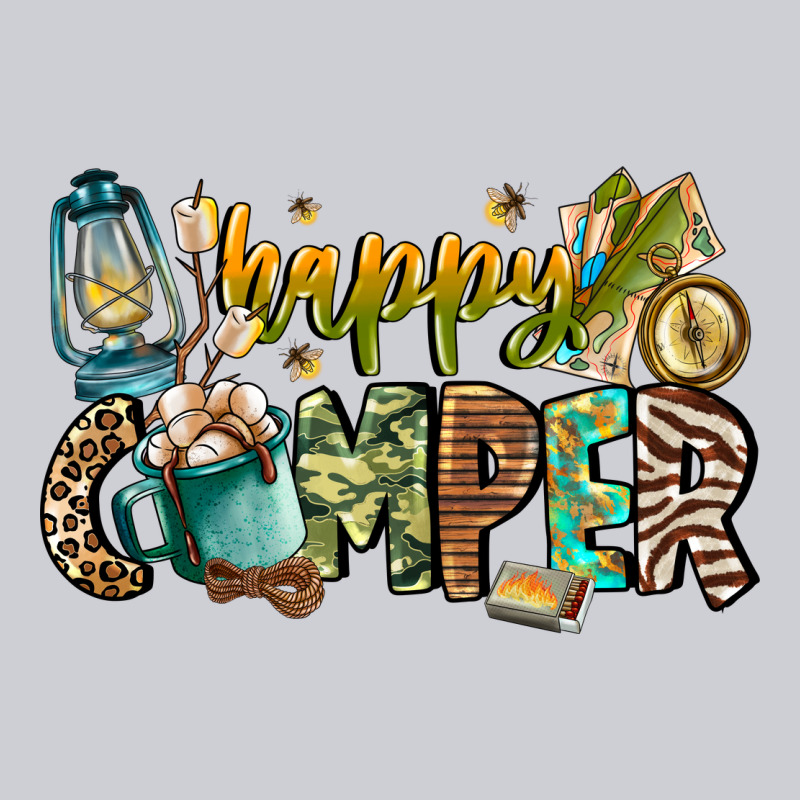 Happy Camper Heavyweight Sweatshirt by CowhideDigitalArt | Teevron