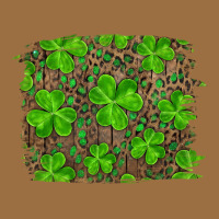 St Patrick's Day Shamrock And Leopard Distressed Vintage Tee | Teevron