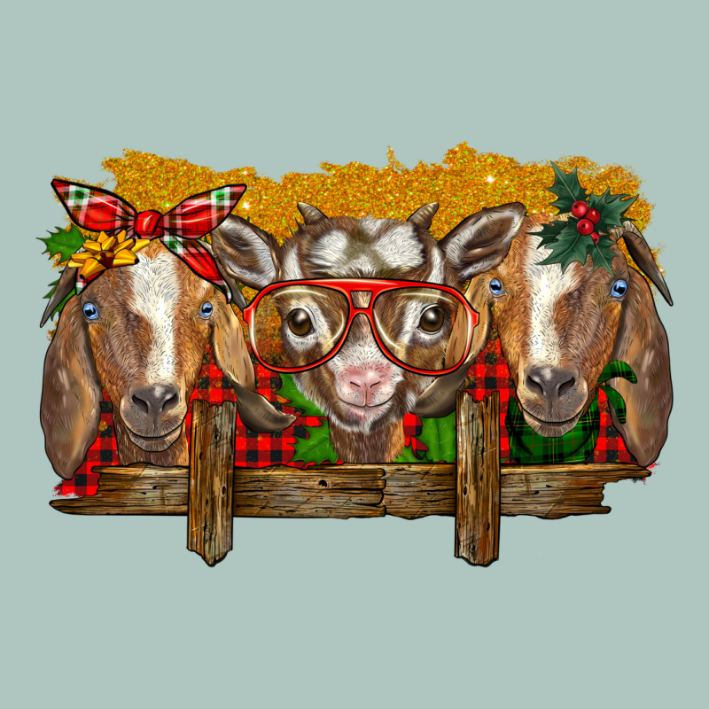Christmas Goats Premium Sweatshirt by BarkalooDesign | Teevron