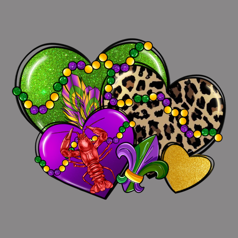 Mardi Gras Hearts Cg (1) Vintage Tee by CowGirlArtShop | Teevron