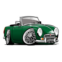 MG MGB roadster personalized caricature YOK94J family | Teevron
