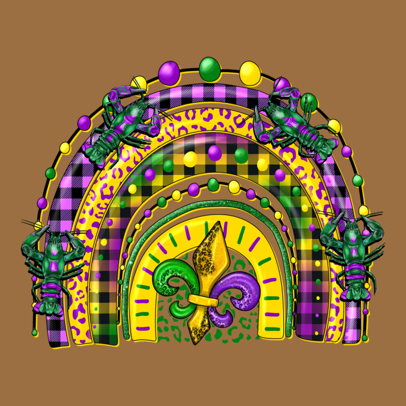 Mardi Gras Rainbow And Fleur De Lis Vintage Tee by CowGirlArtShop | Teevron