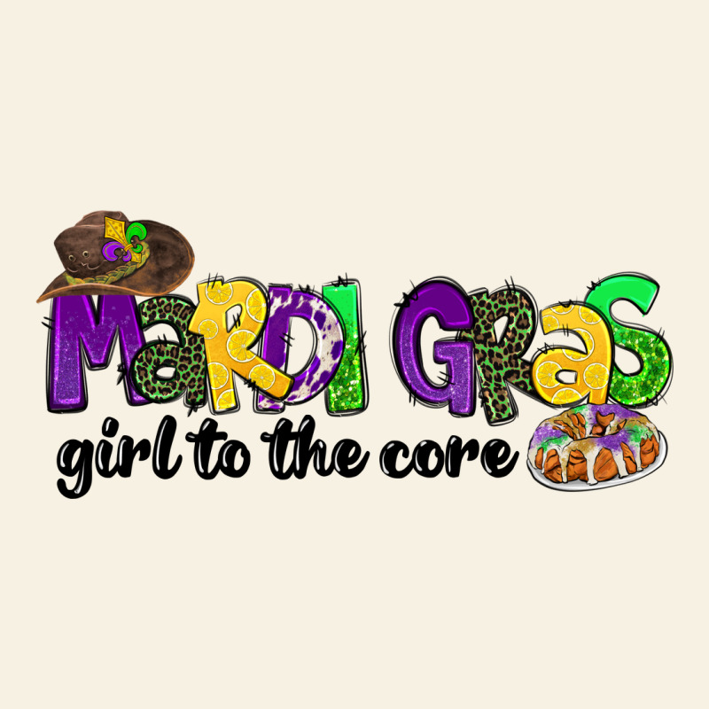 Mardi Gras Girl To The Core Vintage Tee by CowGirlArtShop | Teevron