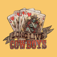 Long Live Cowboys Cards Vintage Hoodie | Teevron