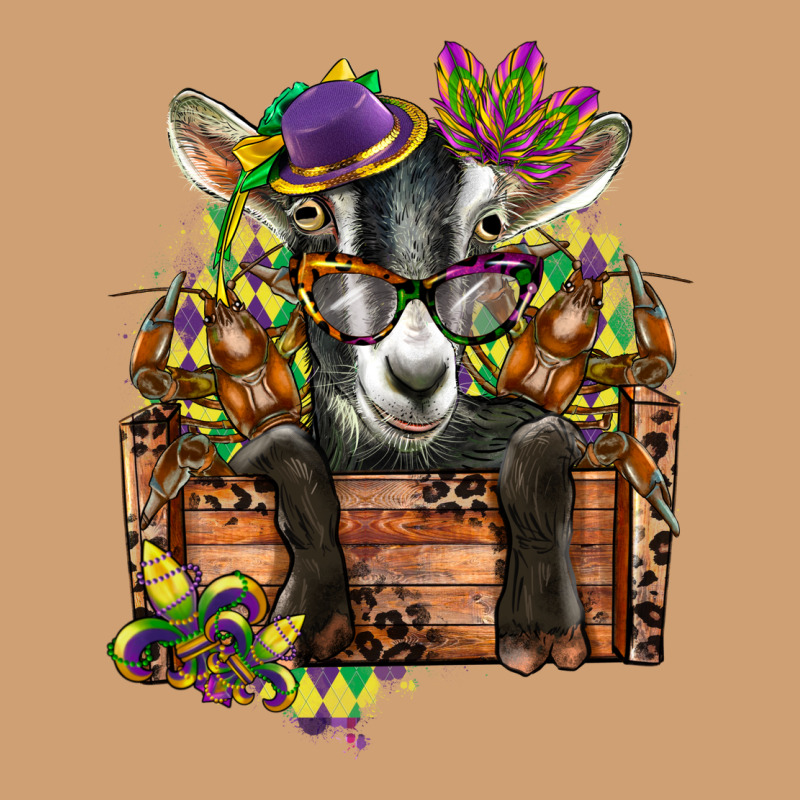 Mardi Gras Goat Vintage Tee by CowGirlArtShop | Teevron