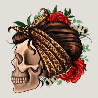 Leopard Bandana And Roses Skull Heavy Core Tee | Teevron