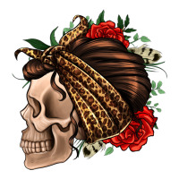 leopard bandana and roses skull | Teevron