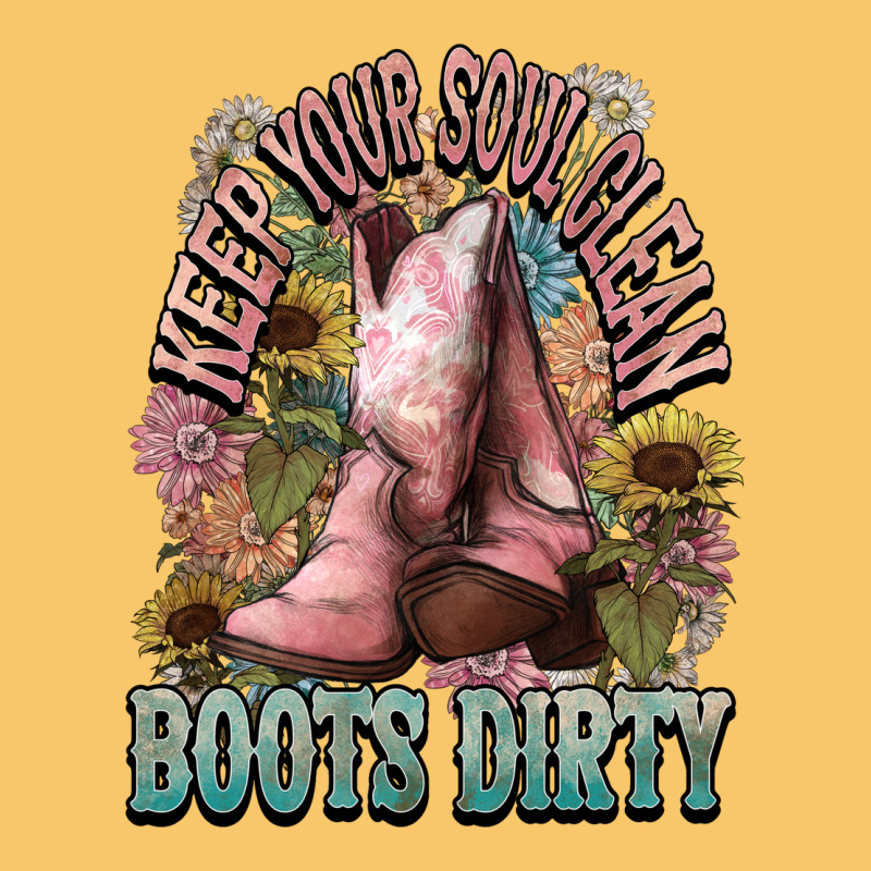 Keep Your Soul Clean Boots Dirty Cowboy Western Vintage Hoodie by HowdyJamesFarm | Teevron