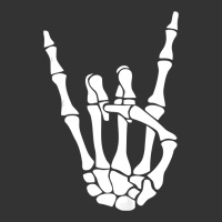 halloween skeleton hand horns rock n roll music lover tank top | Teevron