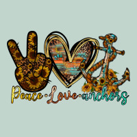 Peace Love Anchors Zipper Hoodie | Teevron