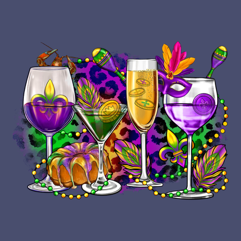 Mardi Gras Wine Glasses Cowgirl Vintage Tee by CowGirlArtShop | Teevron
