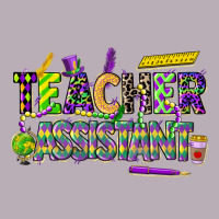 Mardi Gras Teacher Assistant Vintage Tee | Teevron