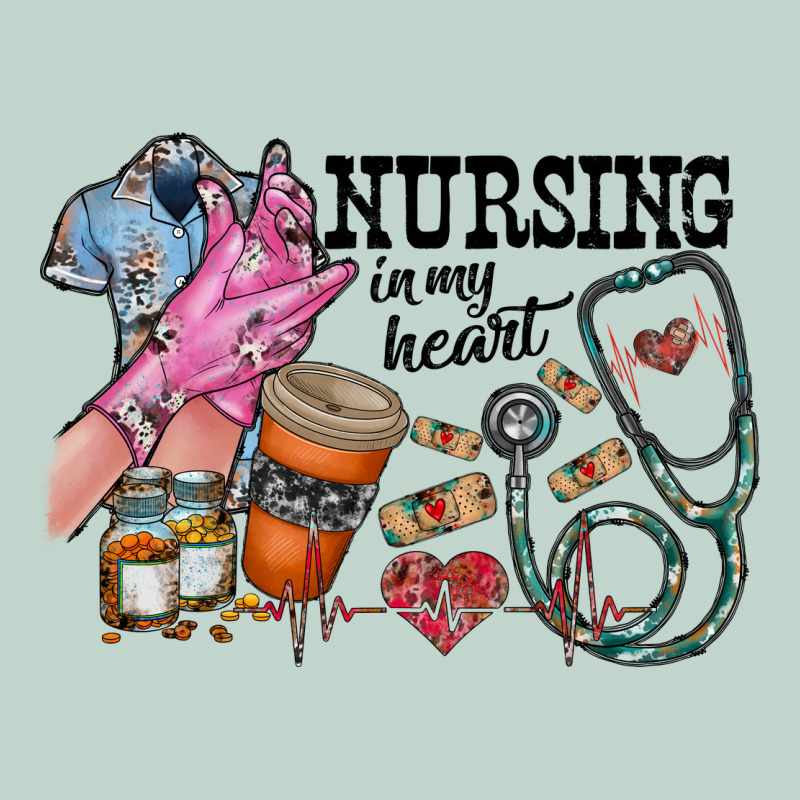 Nursing In My Heart Zipper Hoodie by RacoonDesign | Teevron