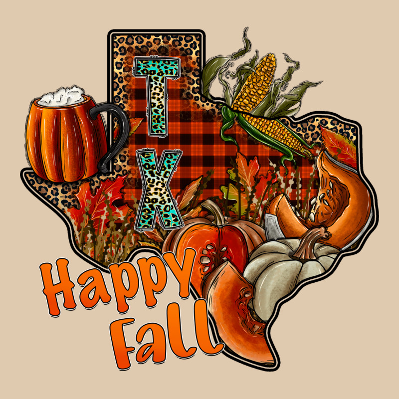 Happy Fall Texas Heavyweight Sweatshirt by CowhideDigitalArt | Teevron