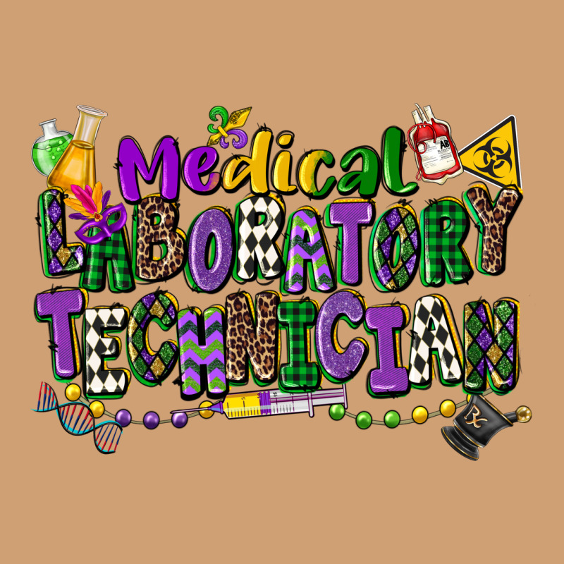 Medical Laboratory Technician Mardi Gras Vintage Tee by CowGirlArtShop | Teevron