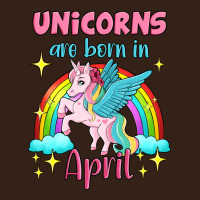 Unicorns Are Born In April Heavy Core Tee | Teevron