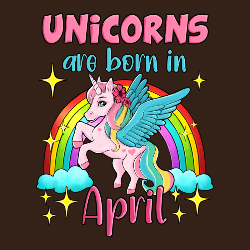 Unicorns Are Born In April Heavy Core Tee by Jasminsmagicworld | Teevron