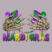 Mardi Gras Skeleton Hands Vintage Tee | Teevron