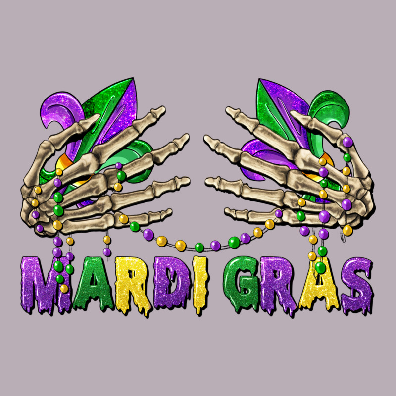 Mardi Gras Skeleton Hands Vintage Tee by CowGirlArtShop | Teevron