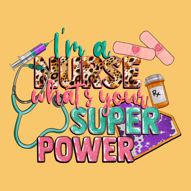 I'm A Nurse What's Your Superpower Vintage Hoodie by CowGirlArtShop | Teevron