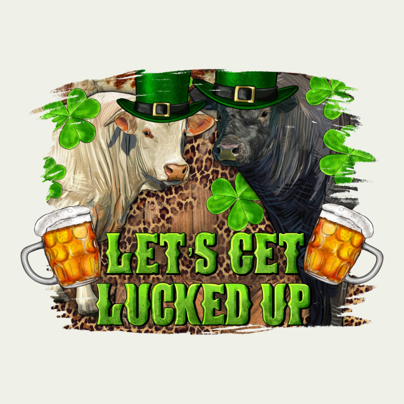 Let's Get Lucked Up Charolais And Black Angus Bull Urban Heavy Tee by RanaPortraitStore | Teevron