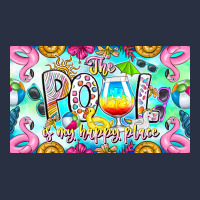The Pool Is My Happy Place Heavyweight Sweatshirt | Teevron