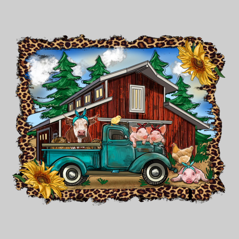 Western Barn With Farm Animals Premium Tee by RanaPortraitStore | Teevron