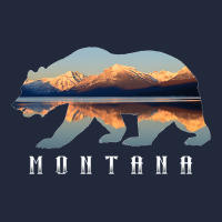 Montana Bear With Glacier National Park Lake Image Souvenir Premium Sweatshirt | Teevron