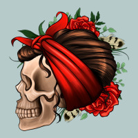 Bandana And Roses Skull Heavy Core Tee | Teevron