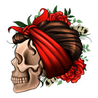 bandana and roses skull | Teevron