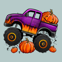 Halloween Jack O Lantern Monster Truck Heavy Core Tee | Teevron