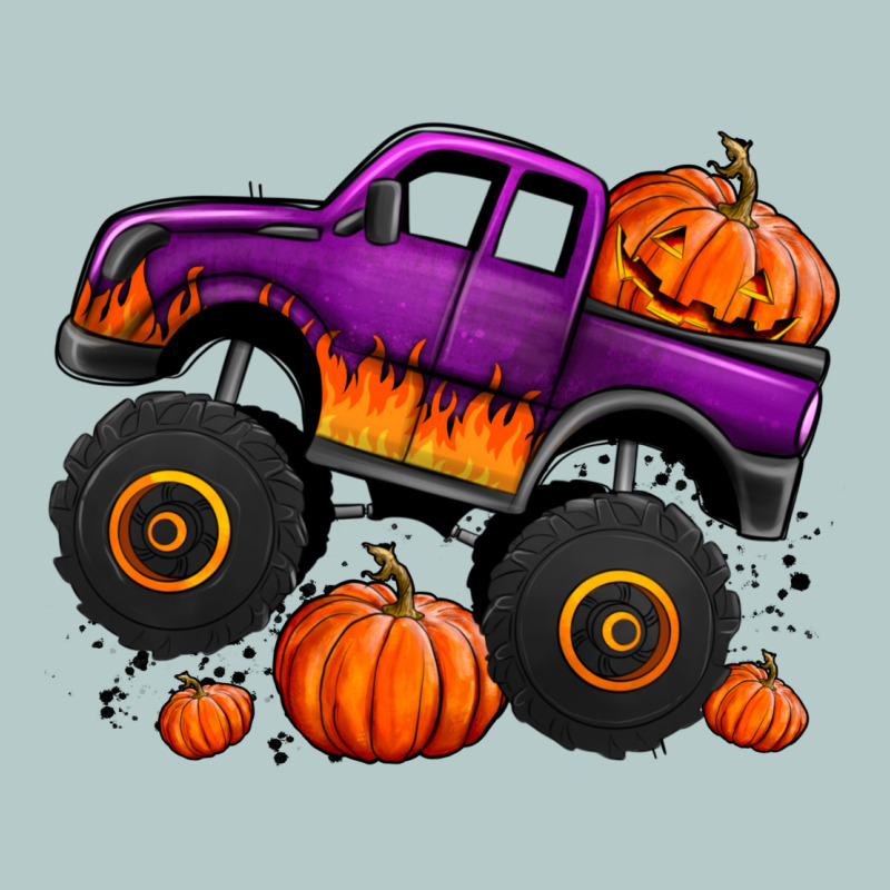 Halloween Jack O Lantern Monster Truck Heavy Core Tee by Jasminsmagicworld | Teevron