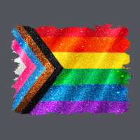 Pride Flag Background Vintage Hoodie | Teevron