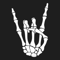 Halloween Skeleton Hand Horns Rock N Roll Music Lover Tank Top Heavyweight Hoodie | Teevron