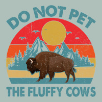 Do Not Pet The Fluffy Cows Vintage Heavyweight Hoodie | Teevron