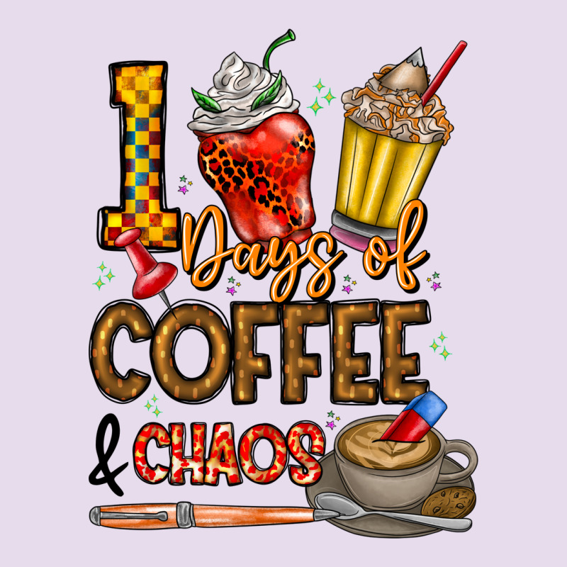 100. Days Of Coffee  Chaos Premium Hoodie by CowhideDigitalArt | Teevron