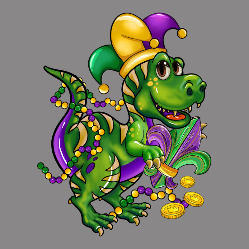 Mardi Gras Trex Vintage Tee by CowGirlArtShop | Teevron