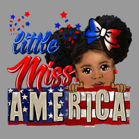 Little Miss America Black Girl Peekaboo Vintage Hoodie | Teevron