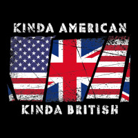 Kinda American Kinda British  Dual Citizenship Ladies Tee | Teevron