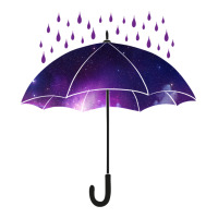 Rain Purple Ladies Tee | Teevron