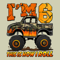 I'm Six This Is How I Roll Monster Truck Birthday Heavy Core Tee | Teevron