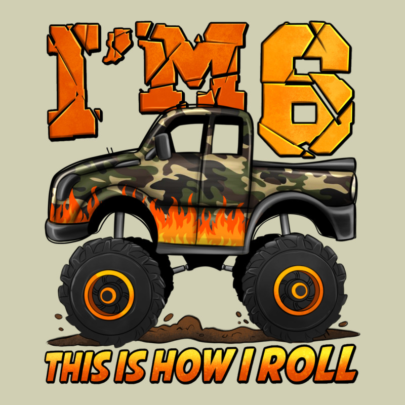 I'm Six This Is How I Roll Monster Truck Birthday Heavy Core Tee by Jasminsmagicworld | Teevron