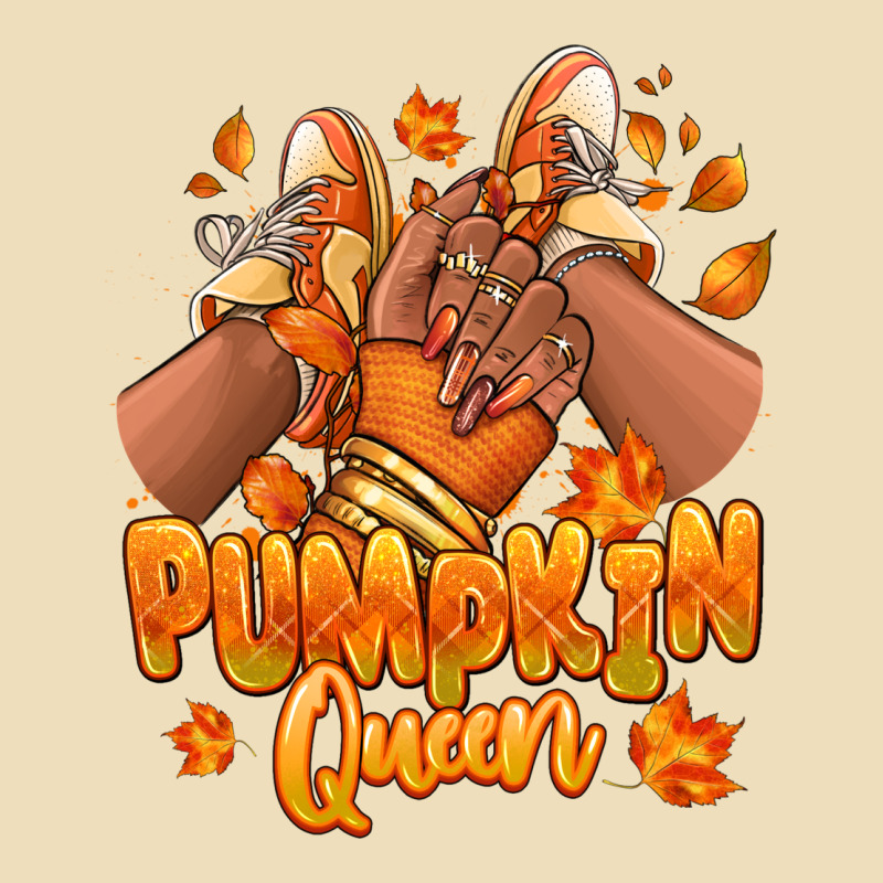 Pumpkin Queen Fall Black Girl Sneakers Premium Hoodie by RanaPortraitStore | Teevron