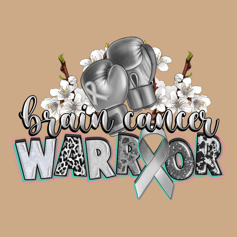 Brain Cancer Warrior Vintage Hoodie by CowGirlArtShop | Teevron