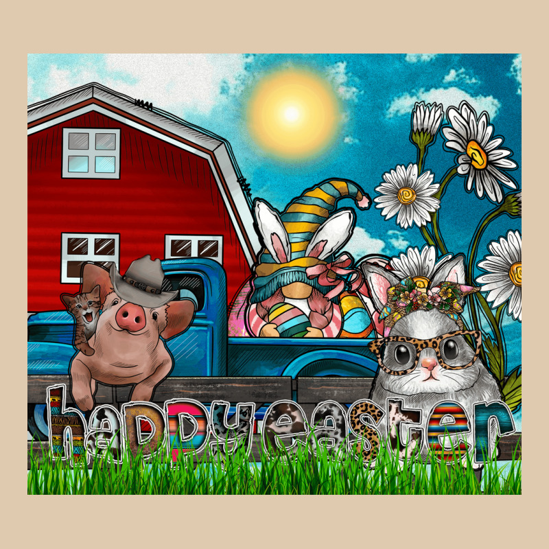 Happy Easter Heavyweight Sweatshirt by CowhideDigitalArt | Teevron