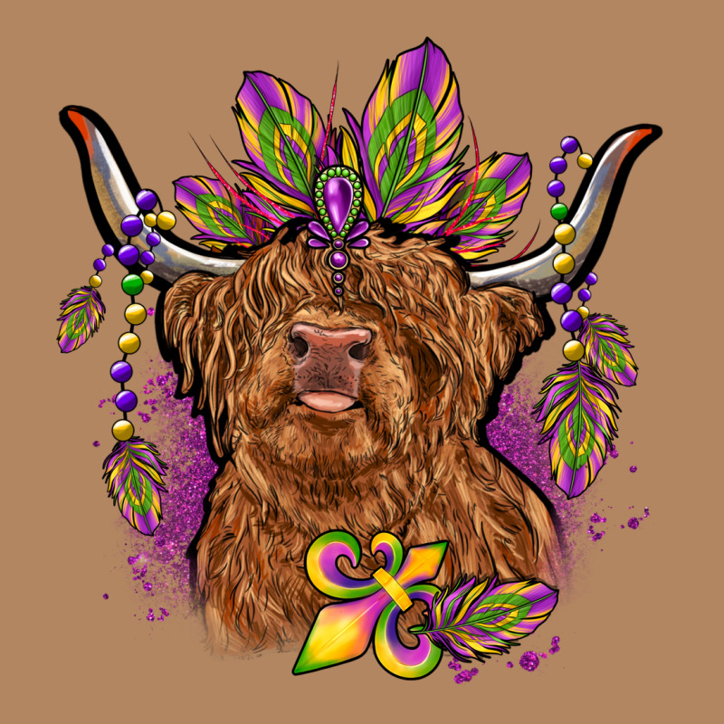 Mardi Gras Cow Long Sleeve Tee by OliviaCreatesArt | Teevron