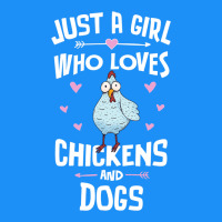 Just A Girl Who Loves Chickens And Dogs Gift Women Classic Tee | Teevron