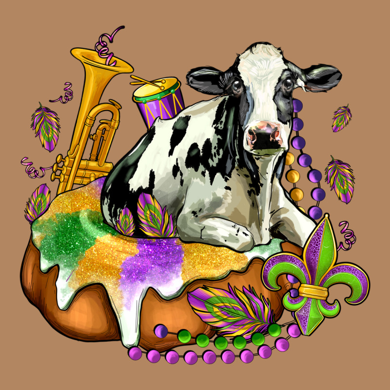 Holstein Mardi Gras Long Sleeve Tee by OliviaCreatesArt | Teevron