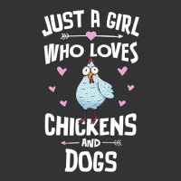 Just A Girl Who Loves Chickens And Dogs Gift Women | Teevron